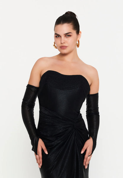 Off Shoulder Maxi Chiffon Mermaid Regular Wedding Guest Dress Unit Price: €125