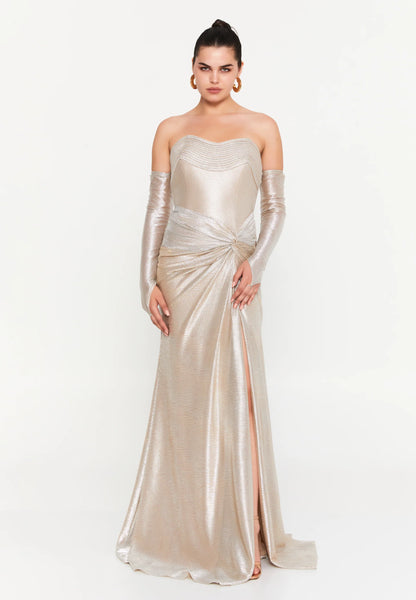 Off Shoulder Maxi Chiffon Mermaid Regular Wedding Guest Dress Unit Price: €125