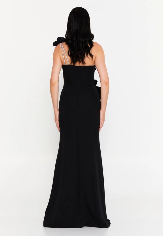 One Shoulder Maxi Viscose Mermaid Regular Evening Dress Unit Price: €50