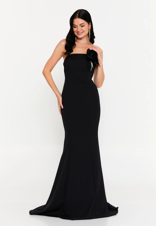 Strapless Maxi Viscose Mermaid Regular Wedding Guest Dress Unit Price: €50
