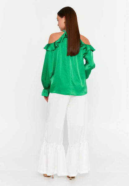 Long Sleeve With Stones Regular Blouse Unit Price: €18