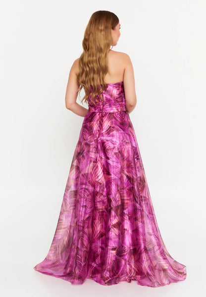 Strapless Maxi Polyester Column Regular Evening Dress Unit Price: €52