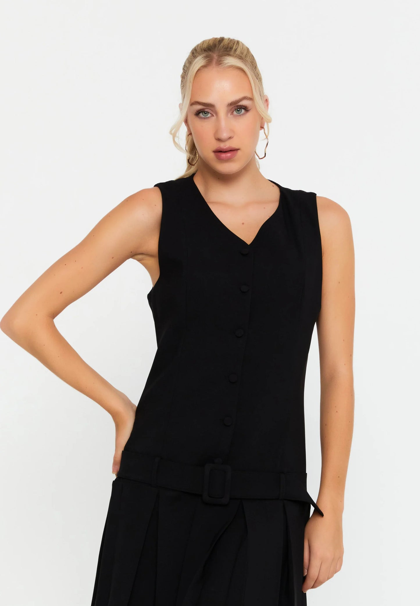 Sleeveless Mini Polyester Column Regular Casual Dress Unit Price: €18