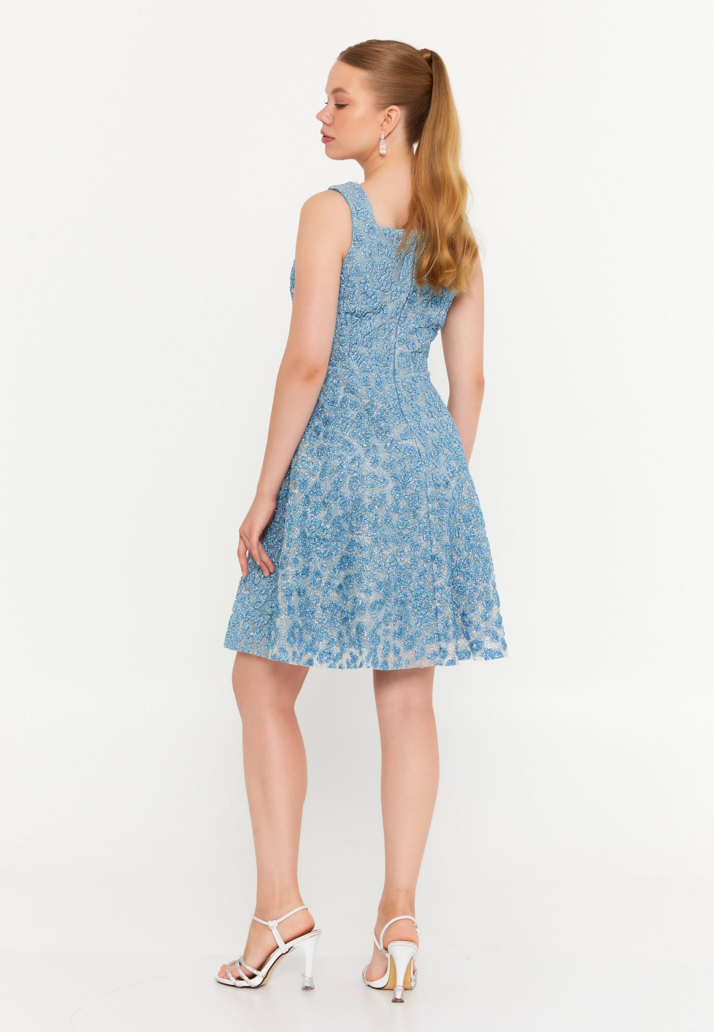 Sleeveless Mini Tulle Column Regular Cocktail Dress Unit Price: €20