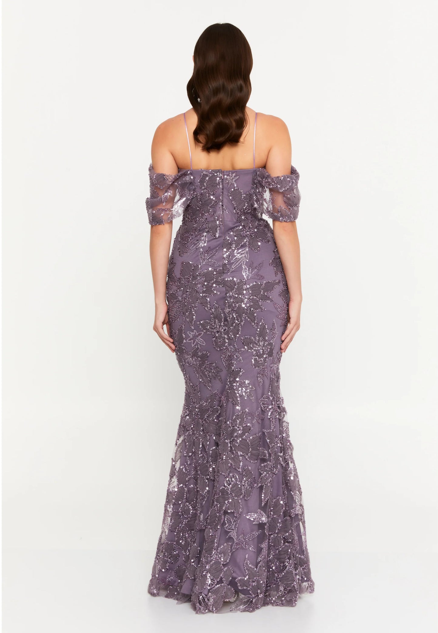 Off Shoulder Maxi Tulle Mermaid Regular Wedding Guest Dress Unit Price: €78