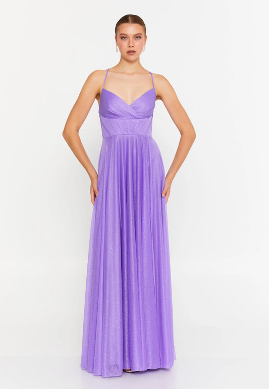 Sleeveless Maxi Chiffon Column Regular Evening Dress Unit Price: €80