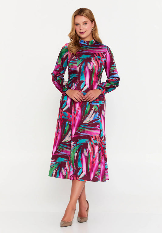 Long Sleeve Maxi Chiffon Column Regular Casual Dress Unit Price: €24