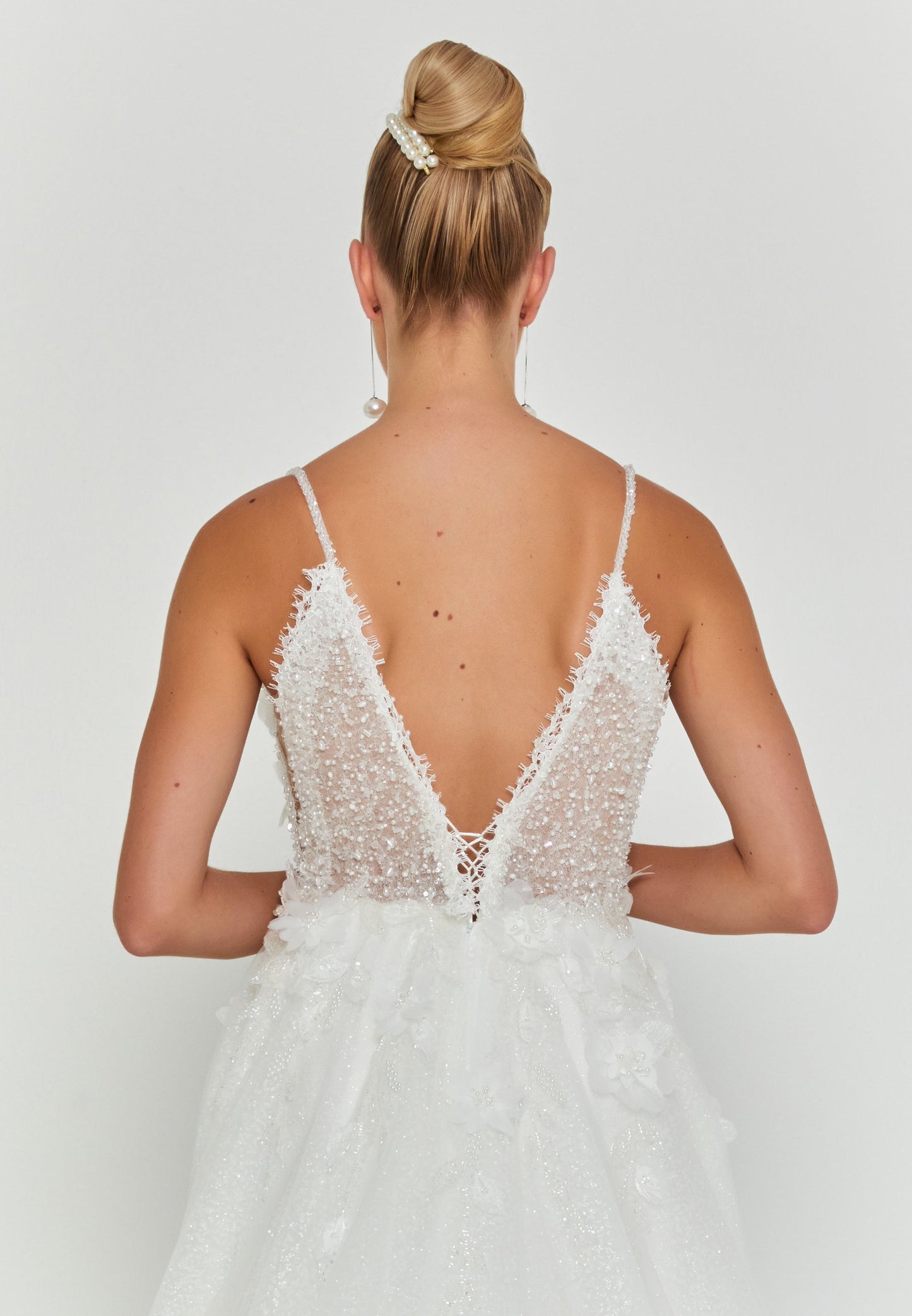 Sleeveless Maxi Tulle Regular Wedding Dress Unit Price: €270