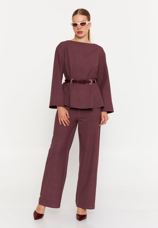 Long Sleeve Solid Color Regular Blouse Unit Price: €39