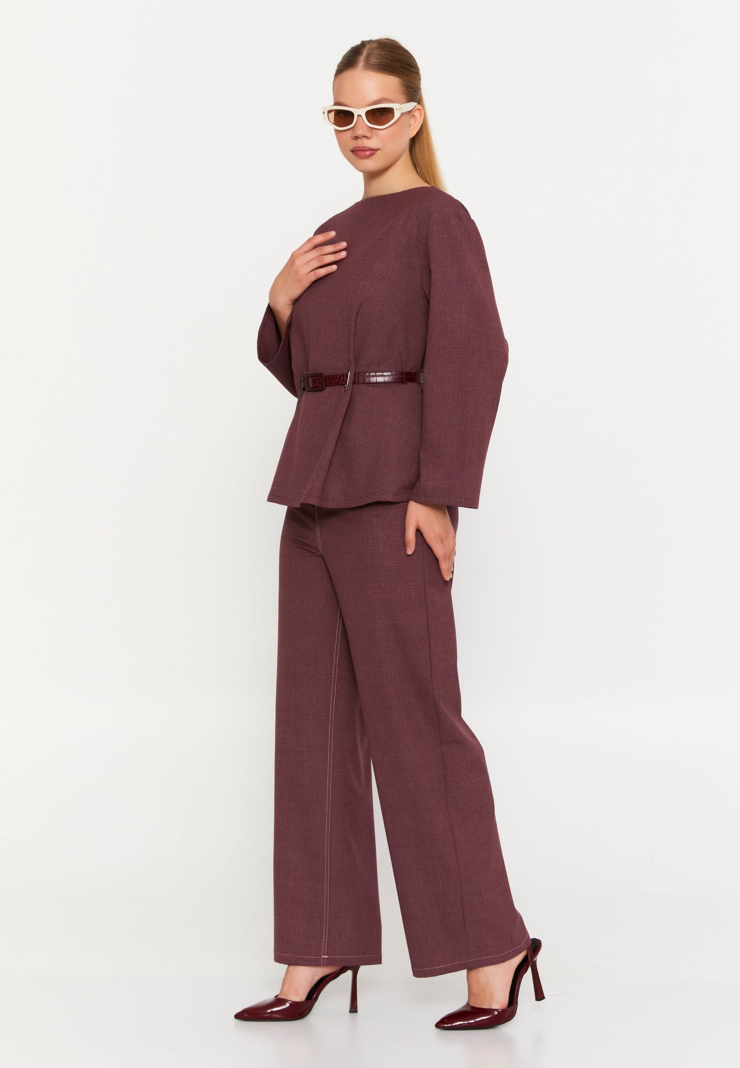 Long Sleeve Solid Color Regular Blouse Unit Price: €39