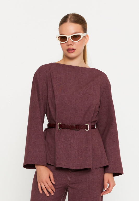 Long Sleeve Solid Color Regular Blouse Unit Price: €39