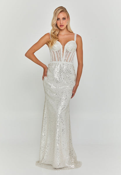 Sleeveless Maxi Tulle Regular Wedding Dress Unit Price: €320