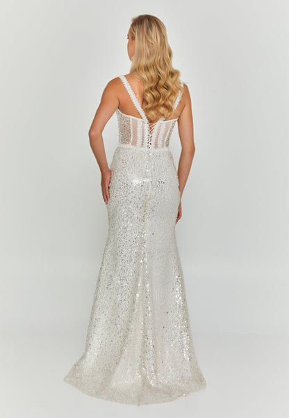 Sleeveless Maxi Tulle Regular Wedding Dress Unit Price: €320