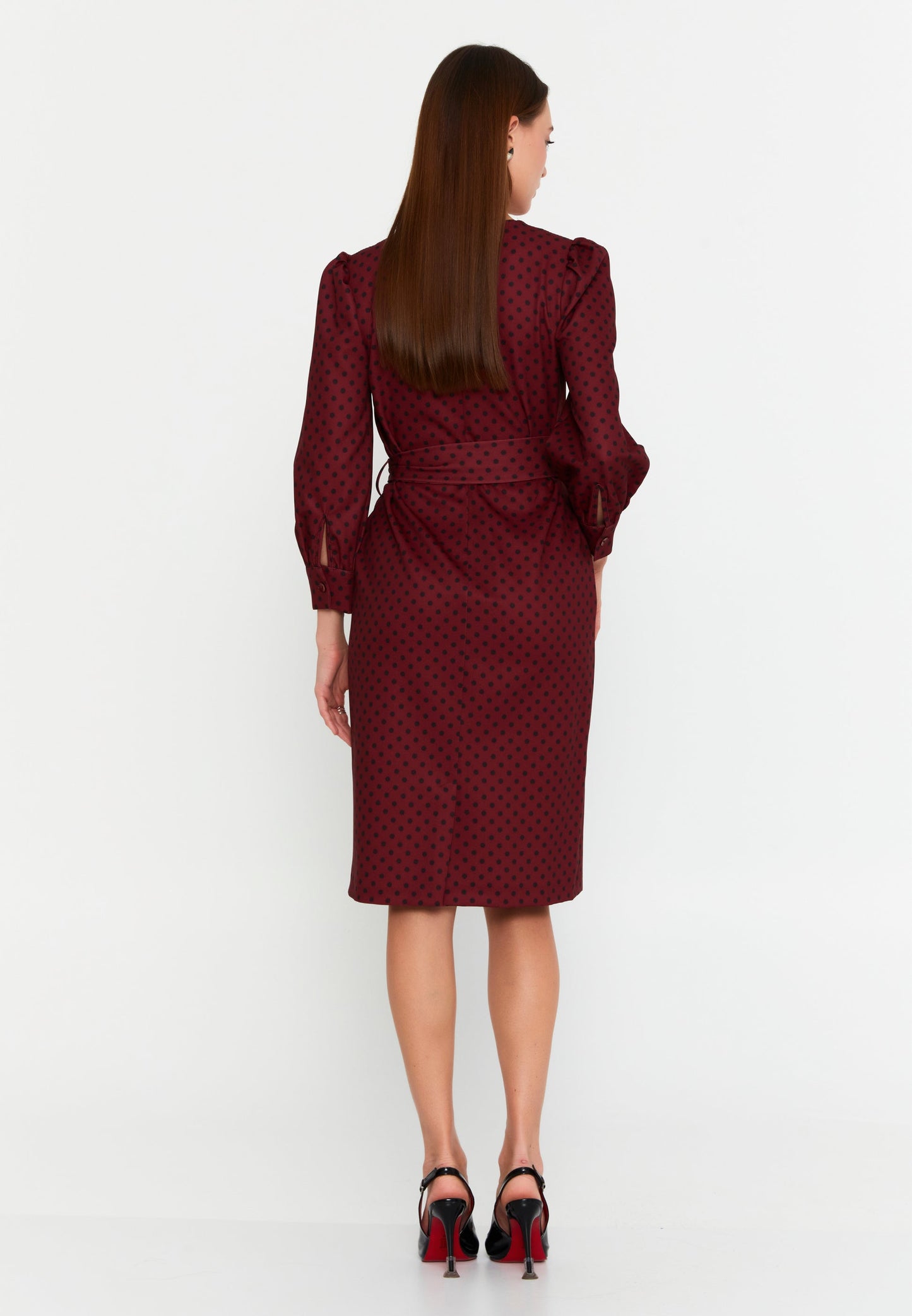 Long Sleeve Midi Viscose Column Regular Casual Dress Unit Price: €23