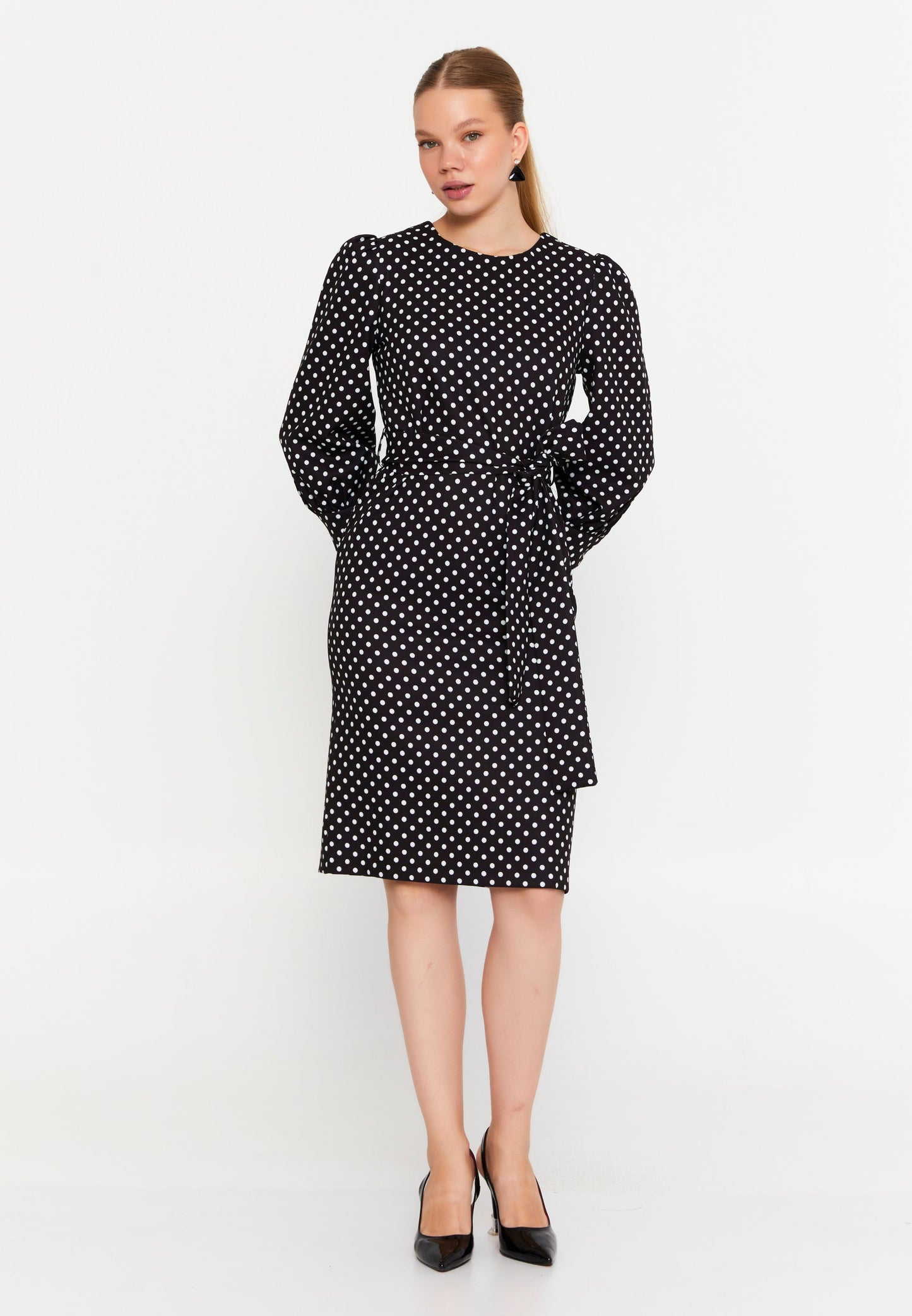 Long Sleeve Midi Viscose Column Regular Casual Dress Unit Price: €23