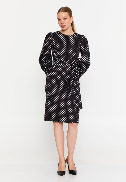 Long Sleeve Midi Viscose Column Regular Casual Dress Unit Price: €23