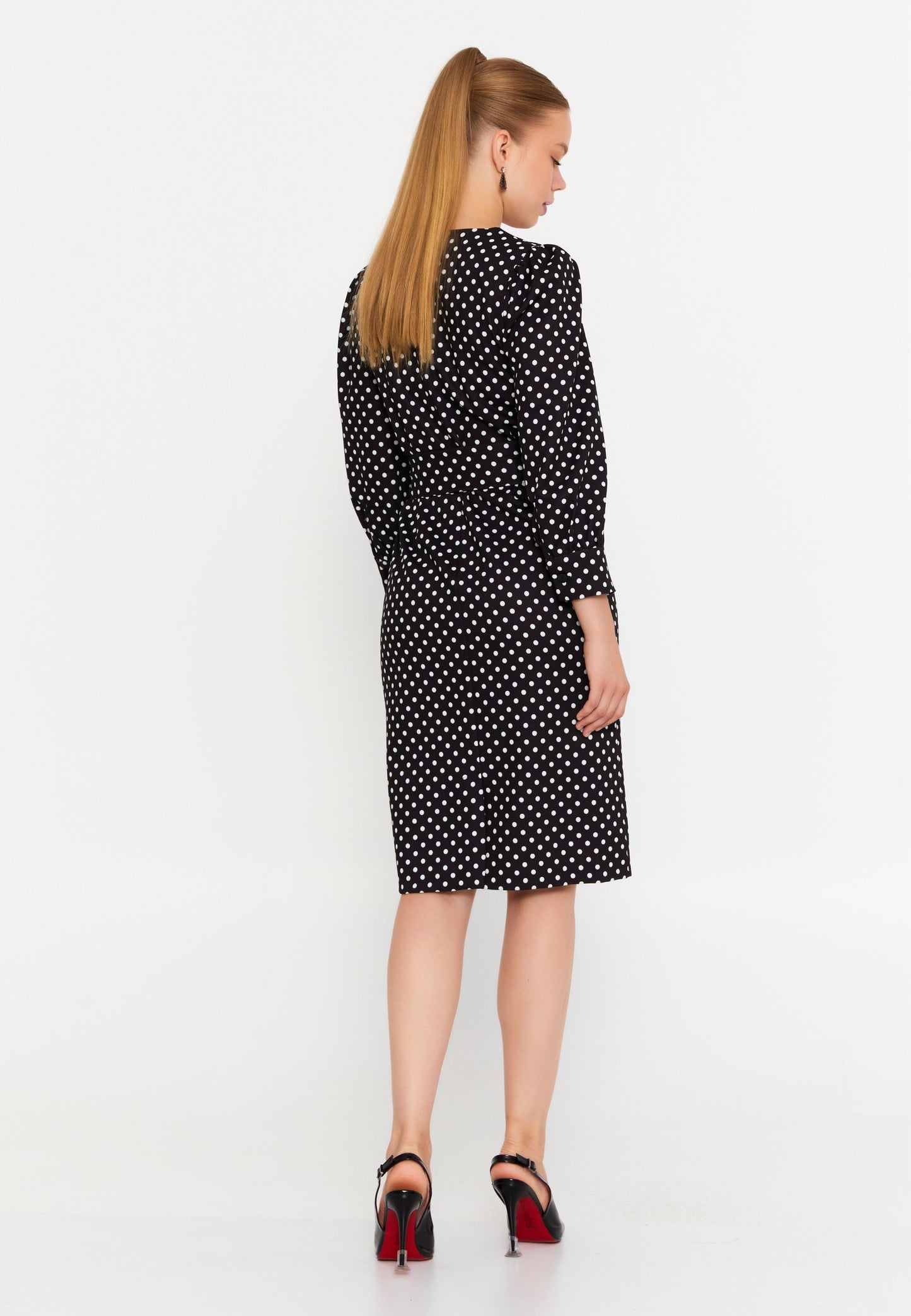 Long Sleeve Midi Viscose Column Regular Casual Dress Unit Price: €23