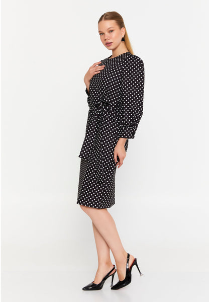 Long Sleeve Midi Viscose Column Regular Casual Dress Unit Price: €23