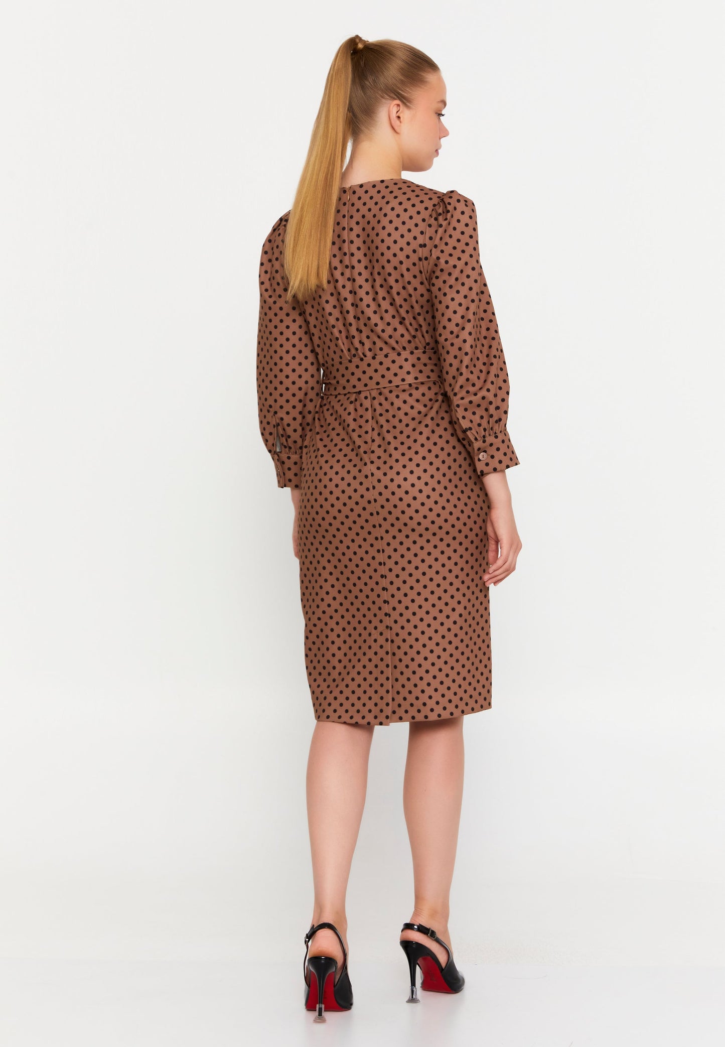 Long Sleeve Midi Viscose Column Regular Casual Dress Unit Price: €23