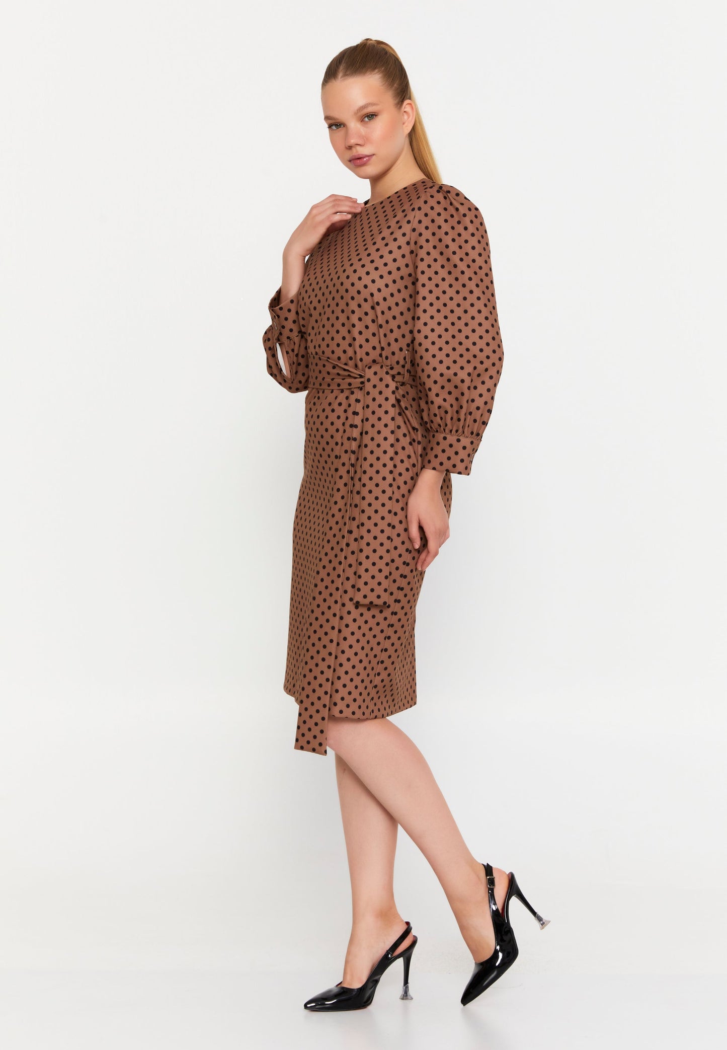 Long Sleeve Midi Viscose Column Regular Casual Dress Unit Price: €23