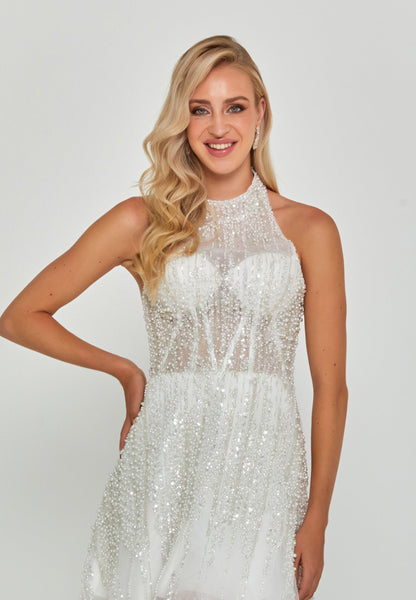 Sleeveless Mini Tulle Regular Wedding Dress Unit Price: €150
