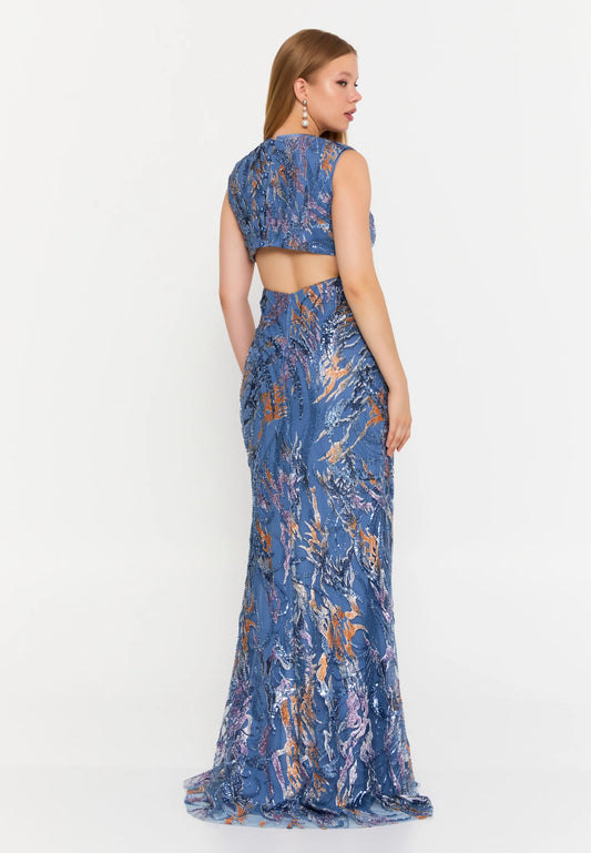 Sleeveless Maxi Tulle Mermaid Regular Wedding Guest Dress Unit Price: €95