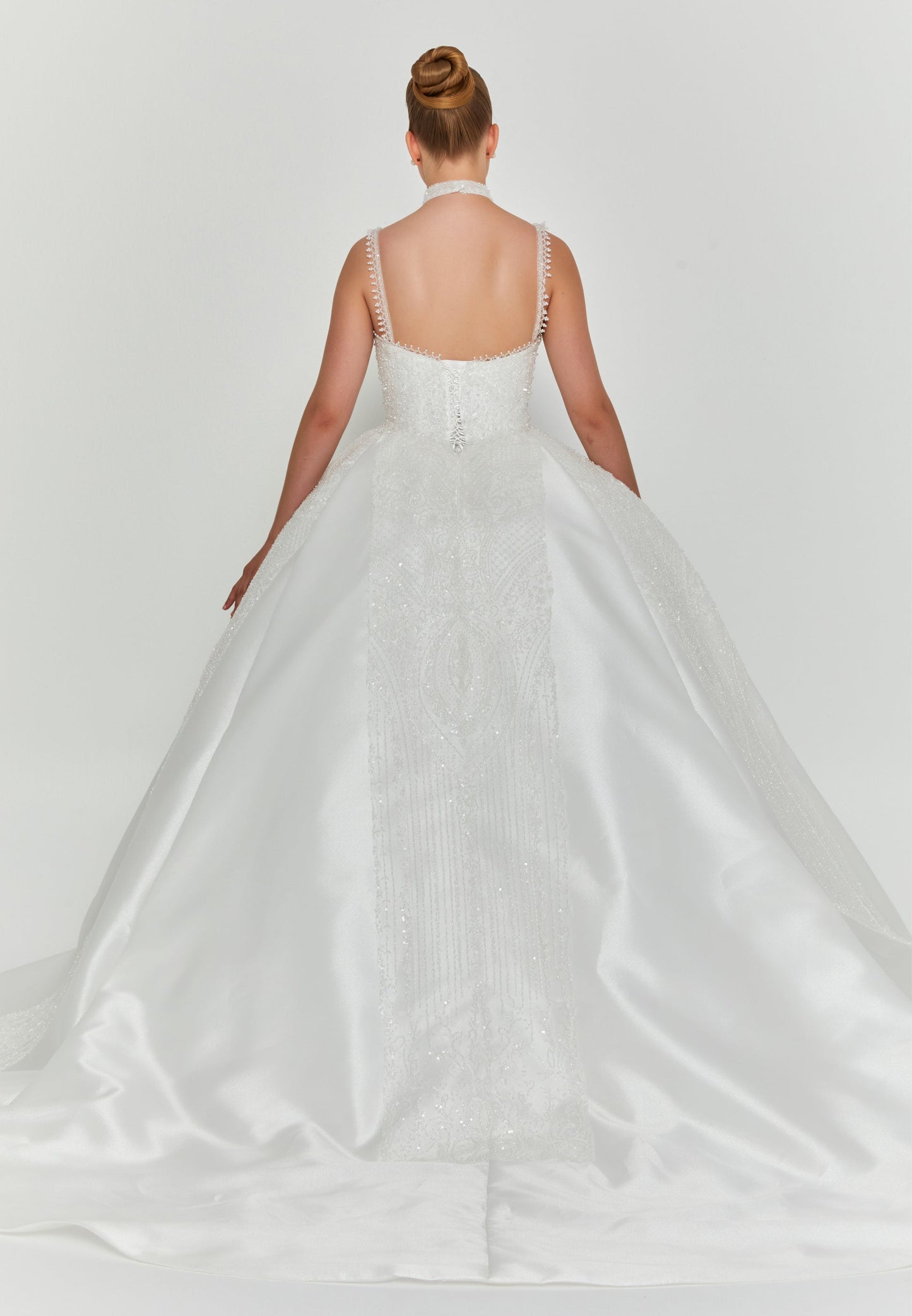 Sleeveless Maxi Polyester Regular Wedding Dress Unit Price: €720