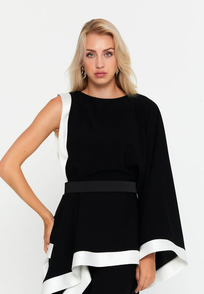 Long Sleeve Viscose Solid Color Plus Size Two-Piece Outfit Unit Price: €54