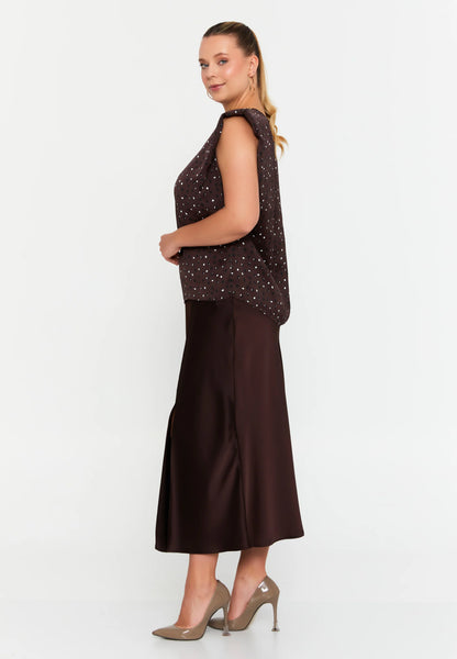 Sleeveless Geometric Plus Size Blouse Unit Price: €23