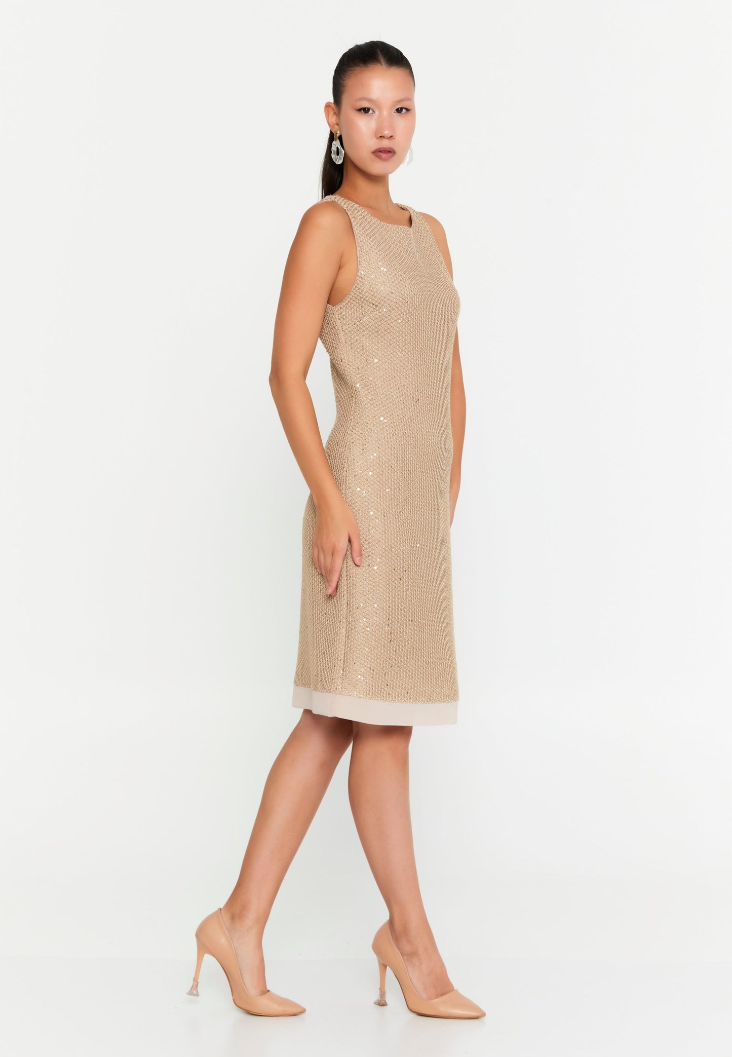 Sleeveless Midi Polyester Column Regular Casual Dress Unit Price: €53