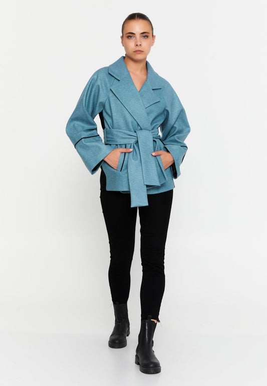 Lana Wool Solid Color Regular Coat Unit Price: €18