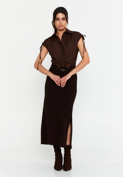 Maxi Solid Color Regular Skirt Unit Price: €26