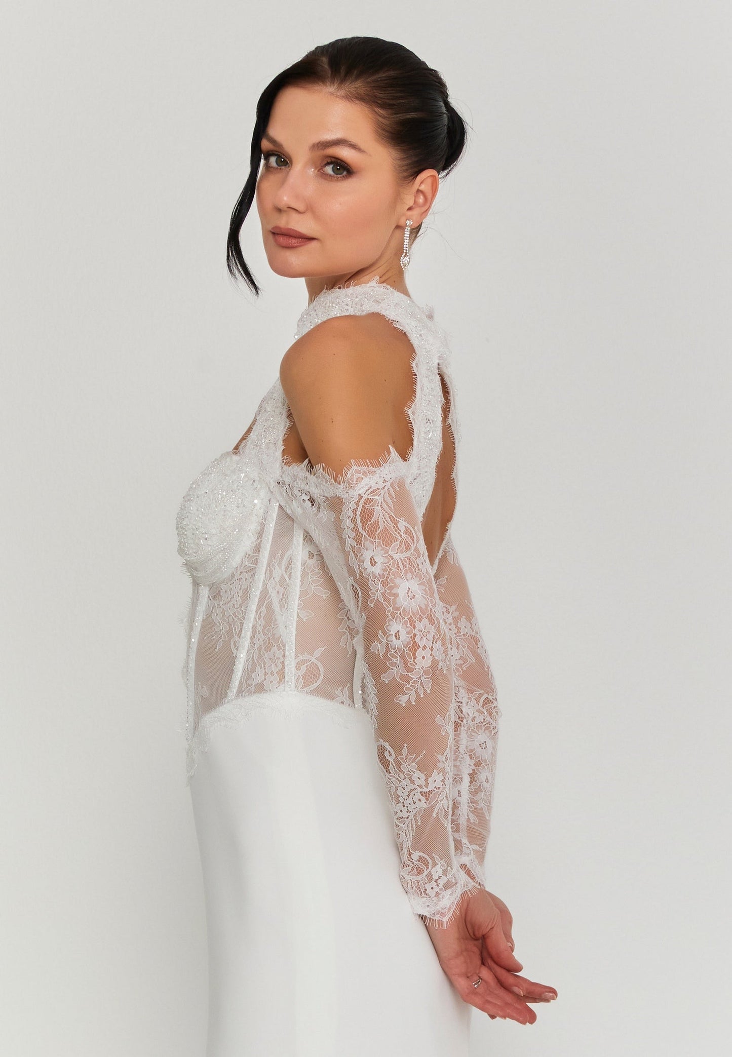 Sleeveless Maxi Cotton Regular Wedding Dress Unit Price: €300