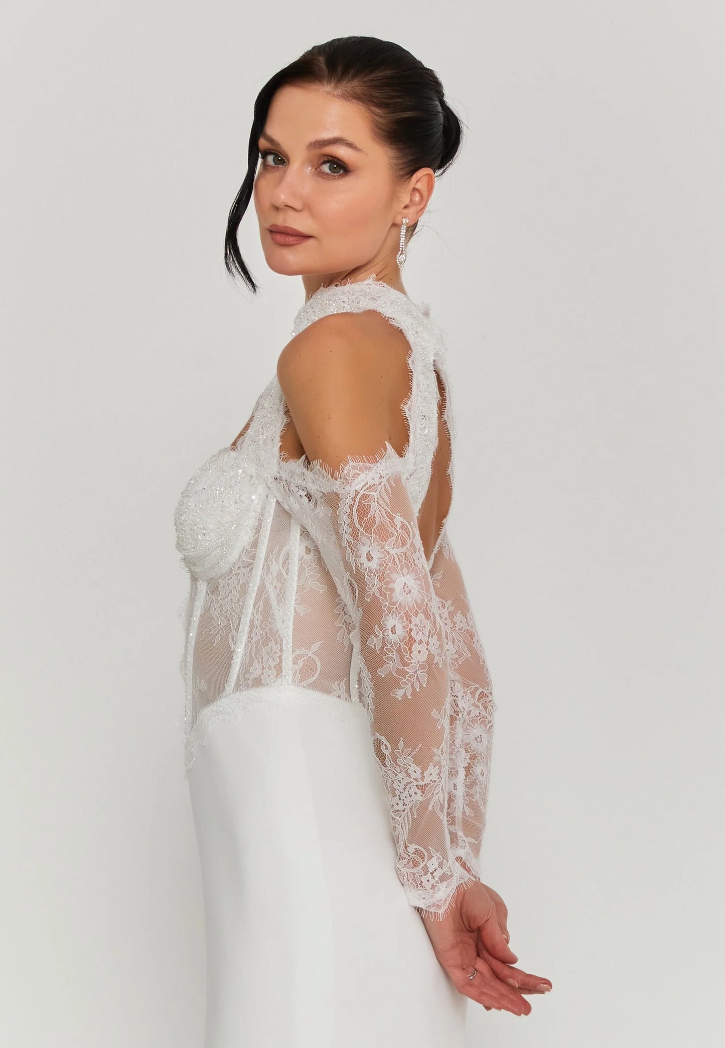 Sleeveless Maxi Cotton Regular Wedding Dress Unit Price: €300