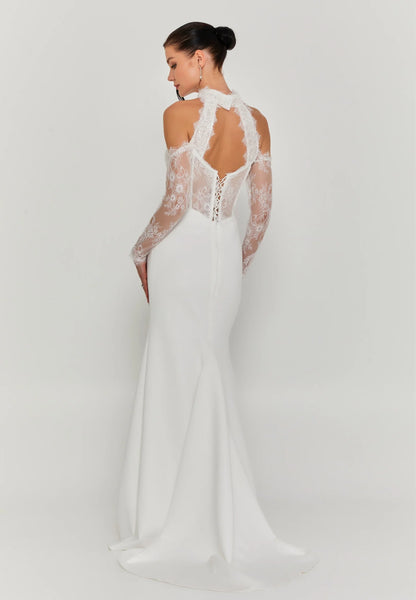 Sleeveless Maxi Cotton Regular Wedding Dress Unit Price: €300