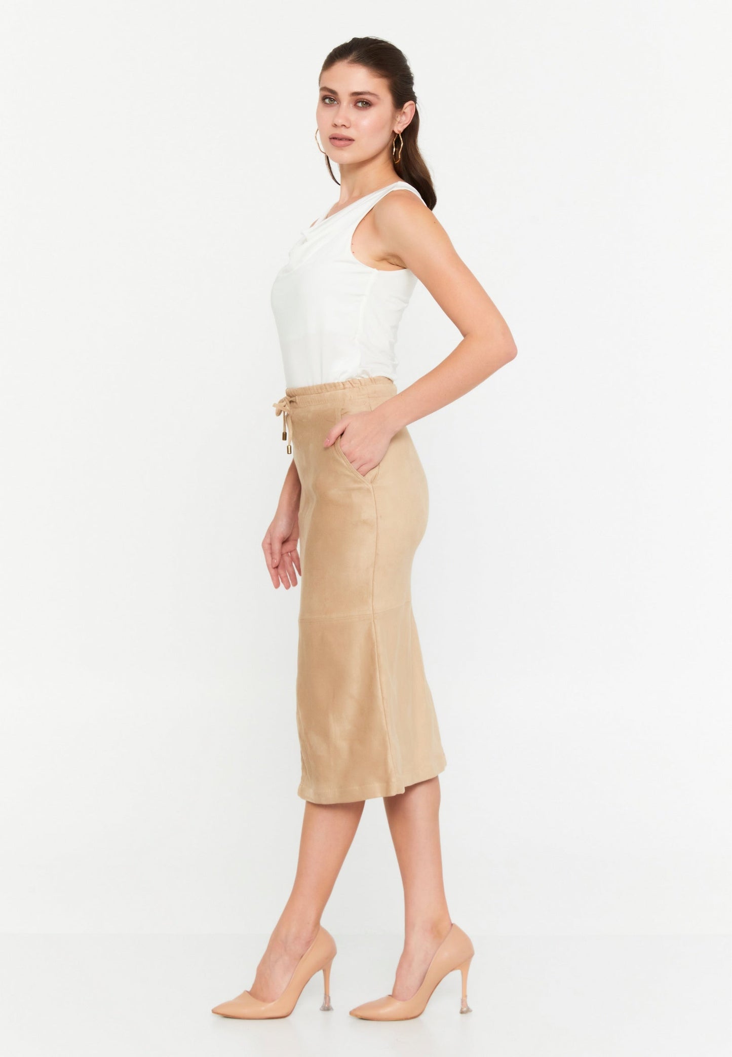 Midi Solid Color Regular Skirt Unit Price: €21