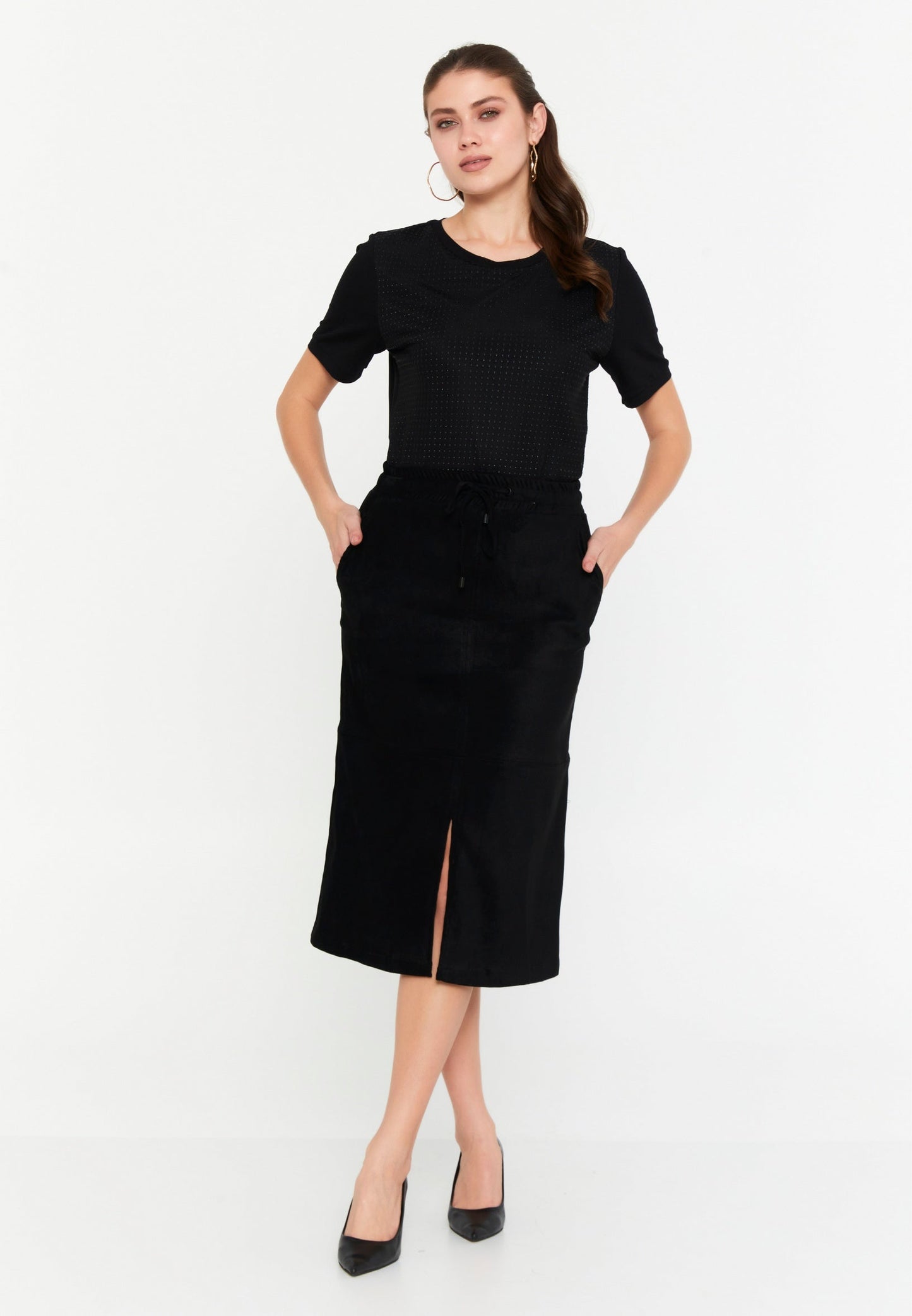 Midi Solid Color Regular Skirt Unit Price: €21