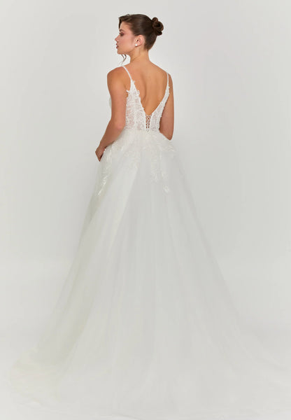 Sleeveless Maxi Tulle Regular Wedding Dress Unit Price: €240