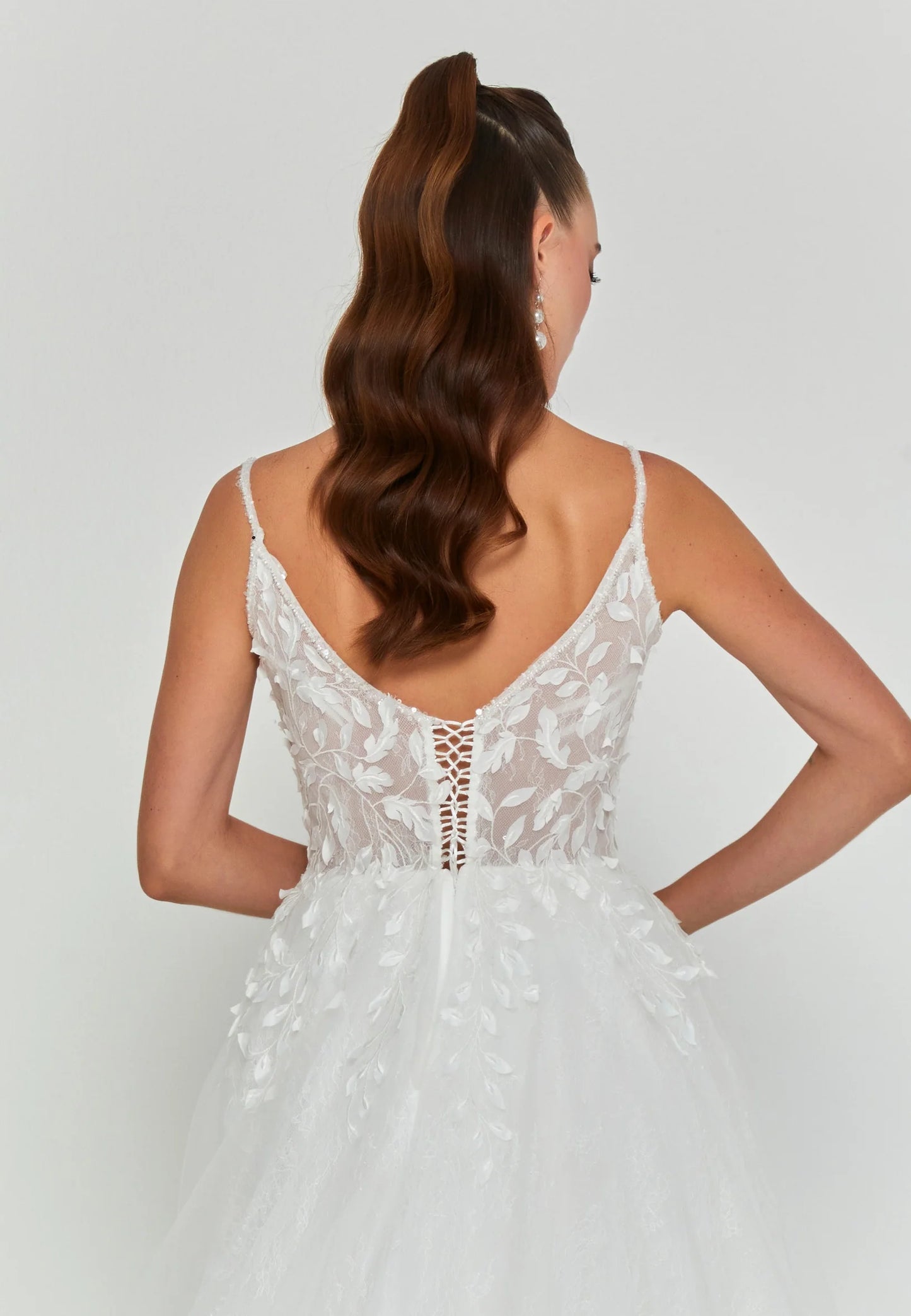 Sleeveless Maxi Tulle Regular Wedding Dress Unit Price: €290