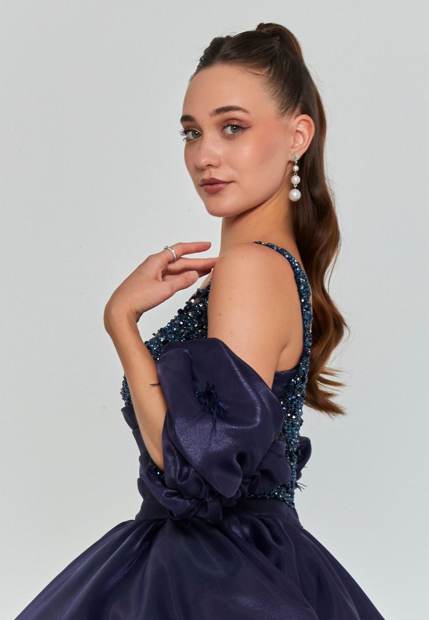 Sleeveless Maxi Polyester Regular Engagement Dress Unit Price: €715