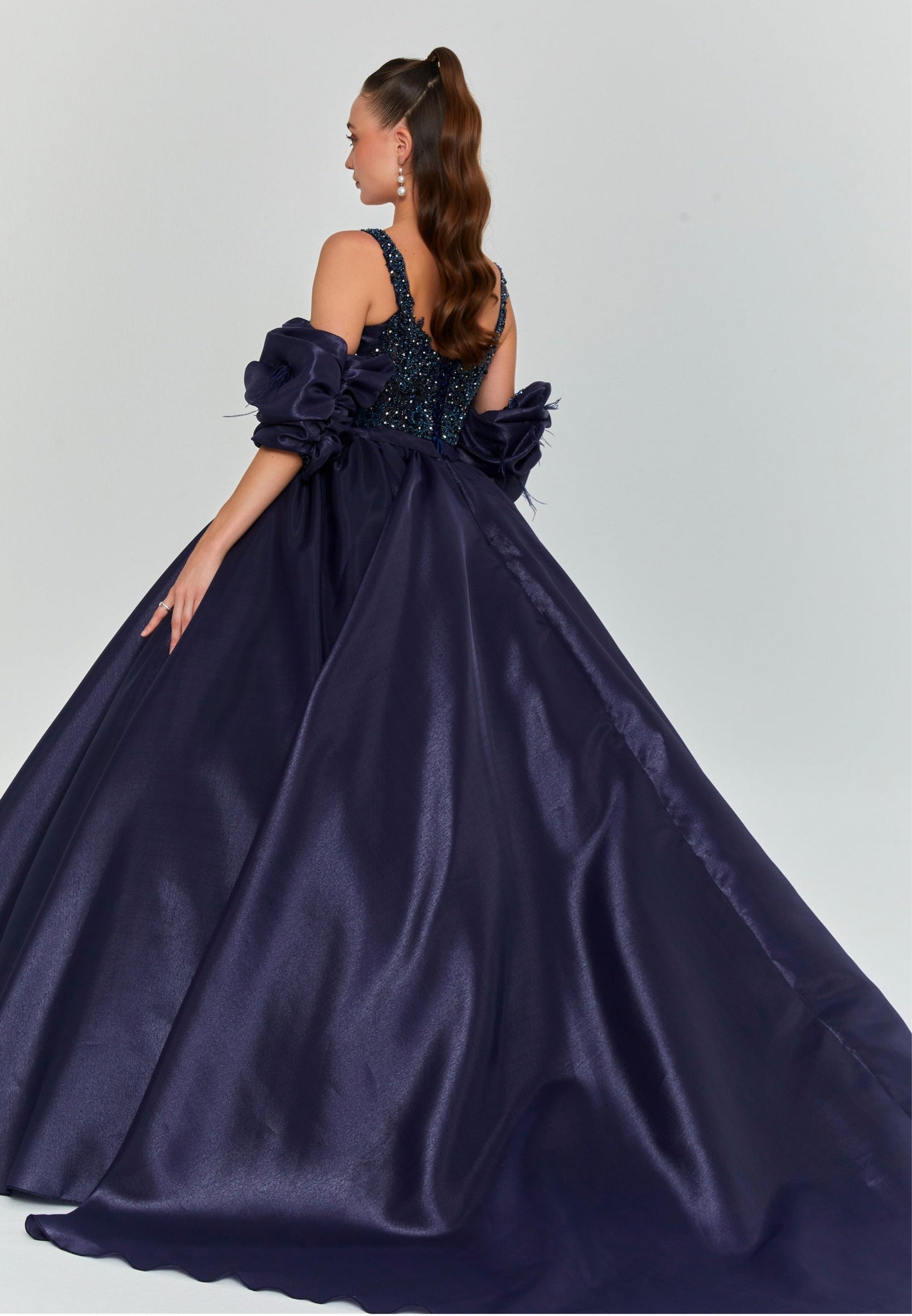 Sleeveless Maxi Polyester Regular Engagement Dress Unit Price: €715