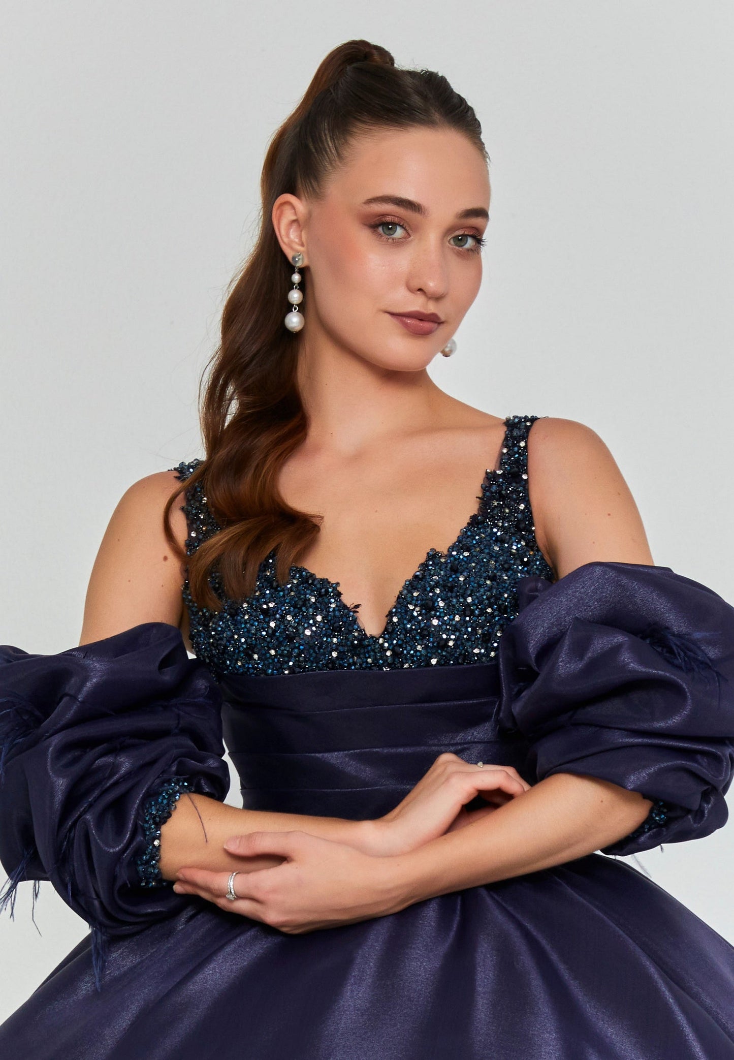 Sleeveless Maxi Polyester Regular Engagement Dress Unit Price: €715