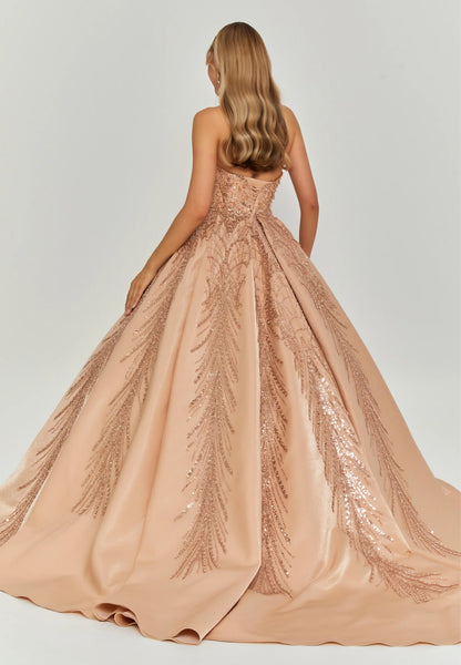 Strapless Maxi Polyester Regular Engagement Dress Unit Price: €510