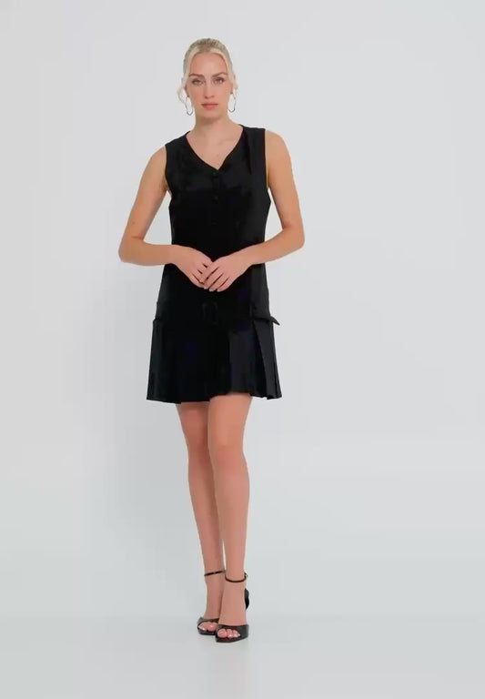 Sleeveless Mini Polyester Column Regular Casual Dress Unit Price: €18