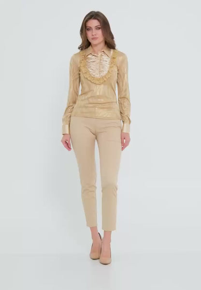 Long Sleeve Solid Color Regular Blouse Unit Price: €12