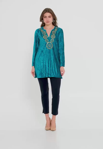 Long Sleeve Patterned Regular Blouse Unit Price: €12